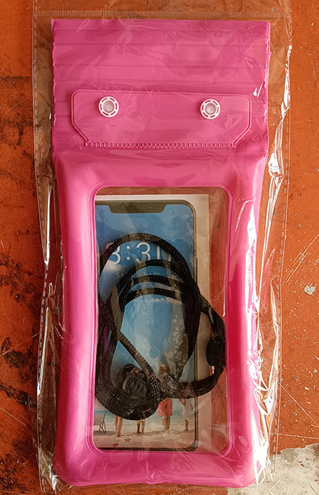 Inflatable Floating Touch Screen Mobile Phone Waterproof Bag Three Layers