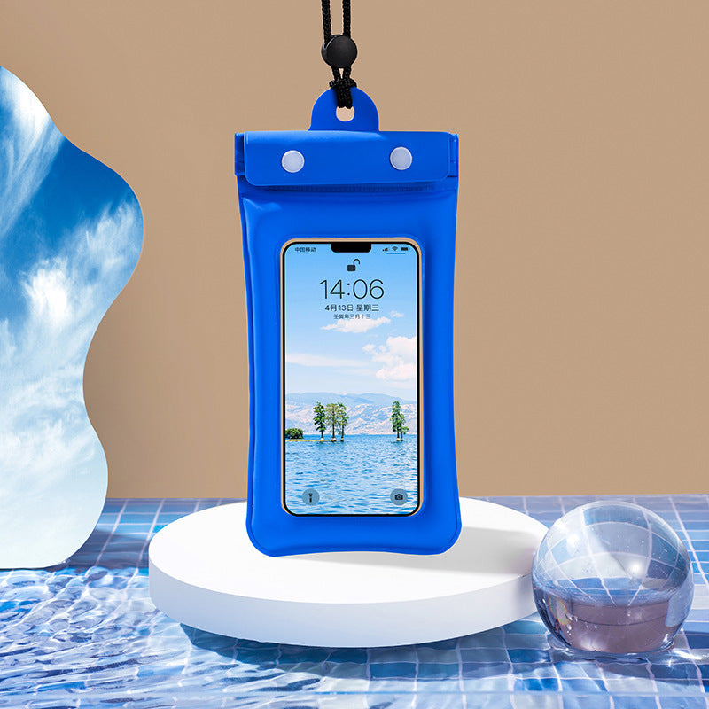 Inflatable Floating Touch Screen Mobile Phone Waterproof Bag Three Layers