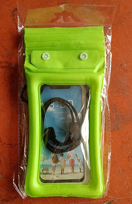 Inflatable Floating Touch Screen Mobile Phone Waterproof Bag Three Layers